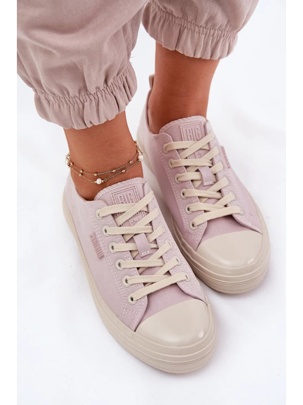 BIG STAR SHOES Dámské tenisky Big Star – světle růžové