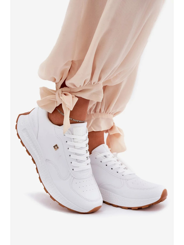 BIG STAR SHOES Dámské stylové boty Big Star HI-POLY SYSTEM – bílé