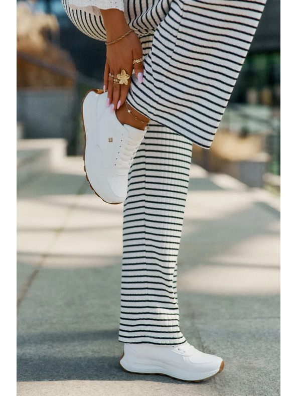 BIG STAR SHOES Dámské stylové boty Big Star HI-POLY SYSTEM – bílé