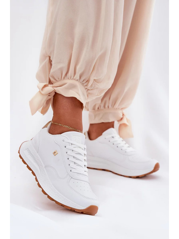 BIG STAR SHOES Dámské stylové boty Big Star HI-POLY SYSTEM – bílé