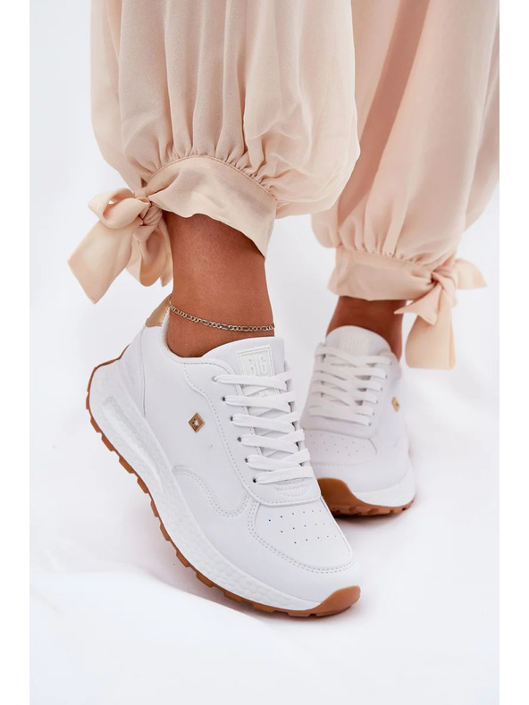 BIG STAR SHOES Dámské stylové boty Big Star HI-POLY SYSTEM – bílé