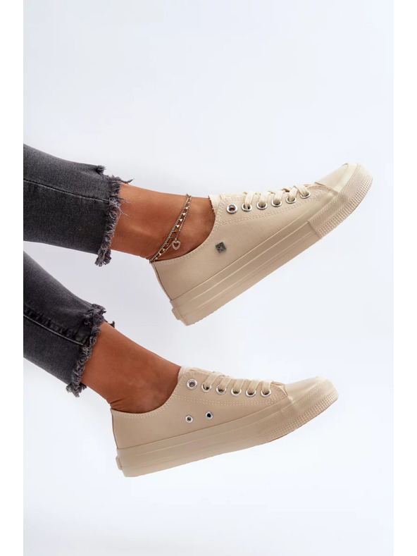 BIG STAR SHOES Klasické dámské tenisky Big Star - Béžové