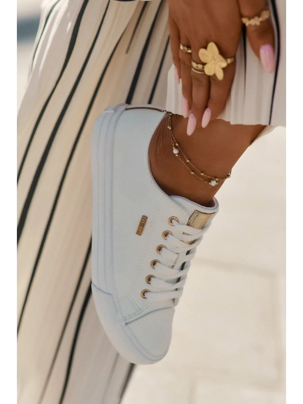 BIG STAR SHOES Dámské tenisky z ECO kůže Big Star – bílé