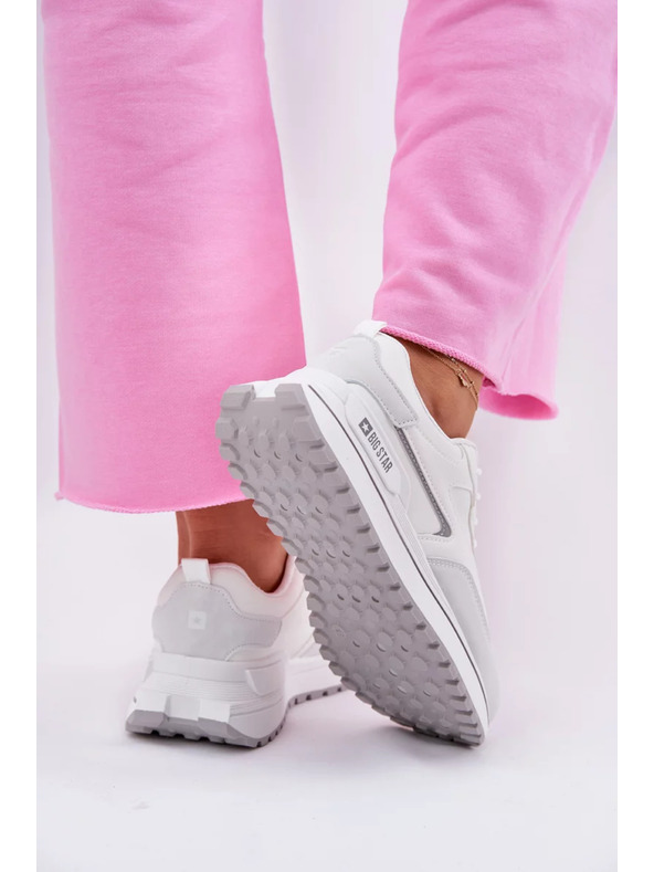 BIG STAR SHOES Dámské tenisky Big Star HI-POLY SYSTEM – bílé