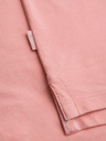 Ombre Clothing Bavlněná polokošile z piké úpletu - růžová