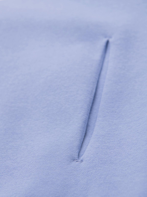 Ombre Clothing Unisex mikina s kapucí a kapsami - levandulová