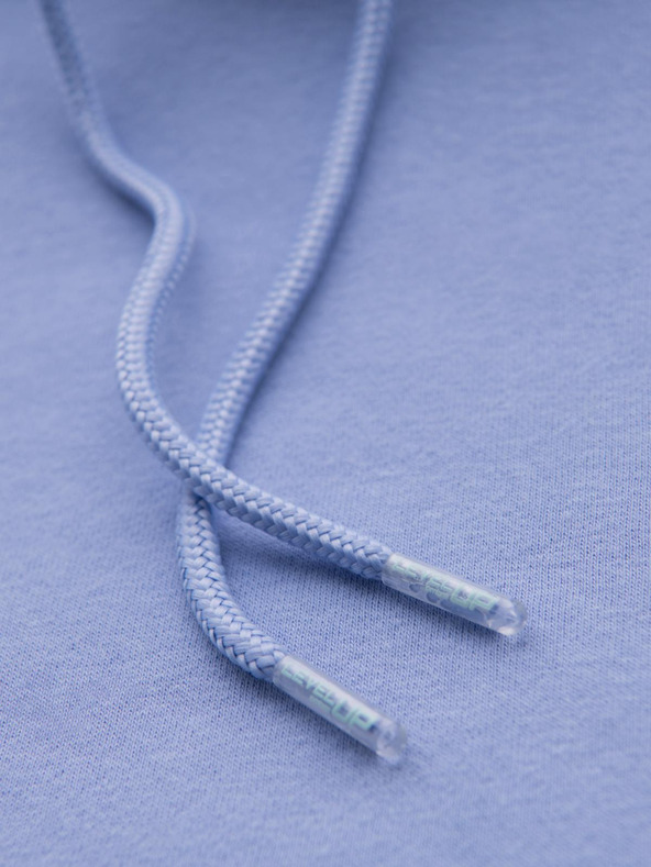 Ombre Clothing Unisex mikina s kapucí a kapsami - levandulová