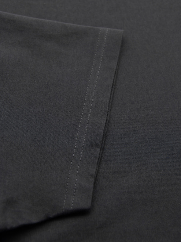 Ombre Clothing Pánské klasické bavlněné tričko BASIC -šedé
