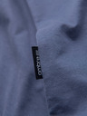 Ombre Clothing Pánské klasické bavlněné tričko BASIC - modrá džínovina