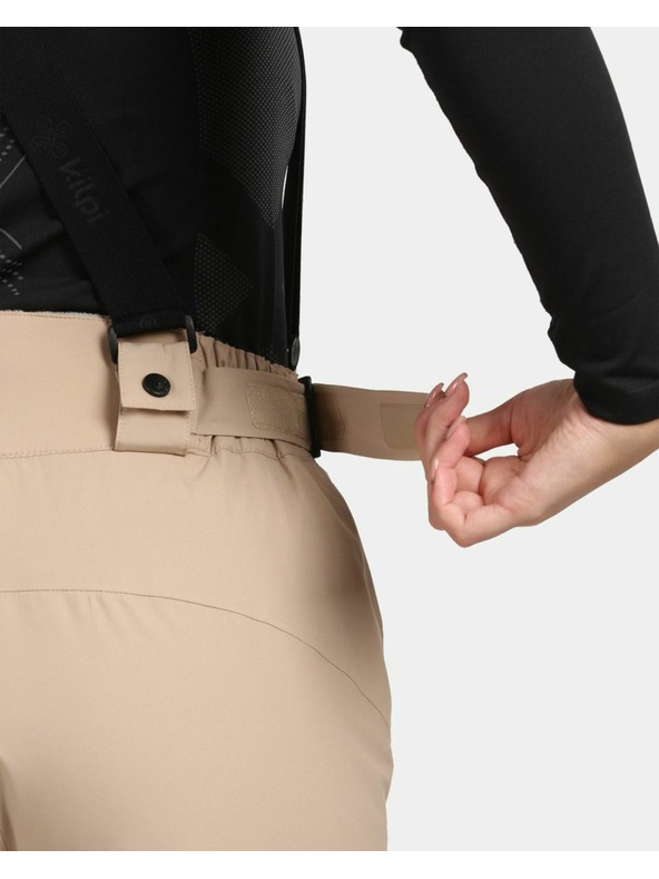 Kilpi Dámské lyžařské kalhoty Kilpi ELARE-W Béžová