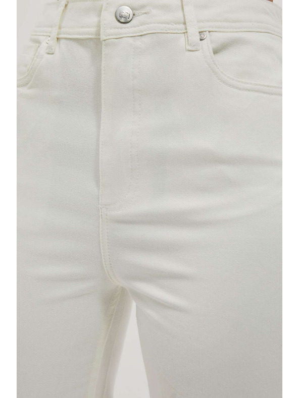 Moodo Dámské bílé mom jeans Moodo