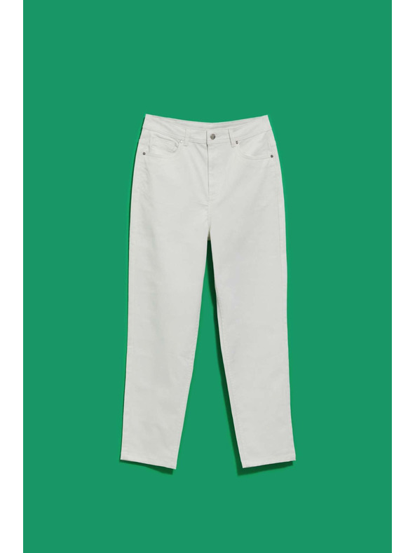 Moodo Dámské bílé mom jeans Moodo