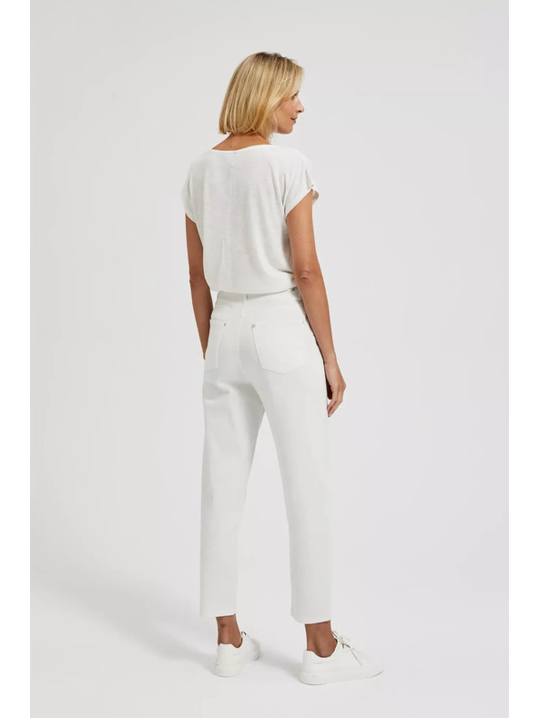 Moodo Dámské jeans Moodo – off white