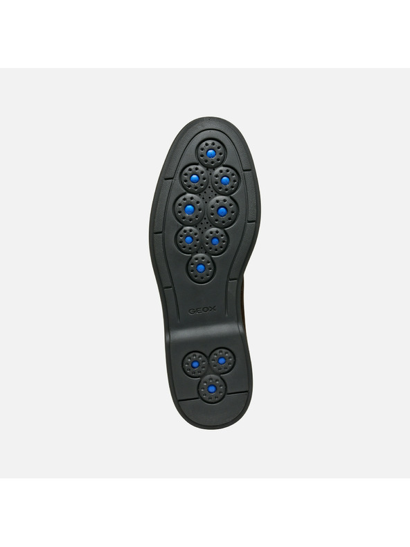 Geox Tmavě hnědá pánská kotníková obuv Geox Spherica EC17