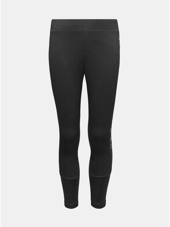 Sam 73 Tmavě šedé holčičí zkrácené legíny s potiskem SAM 73