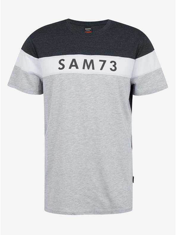 Sam 73 Šedé pánské tričko SAM 73 Kavix