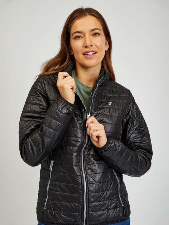 Sam 73 Černá dámská prošívaná bunda SAM 73 Jaasi