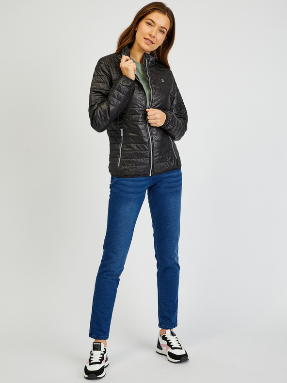 Sam 73 Černá dámská prošívaná bunda SAM 73 Jaasi