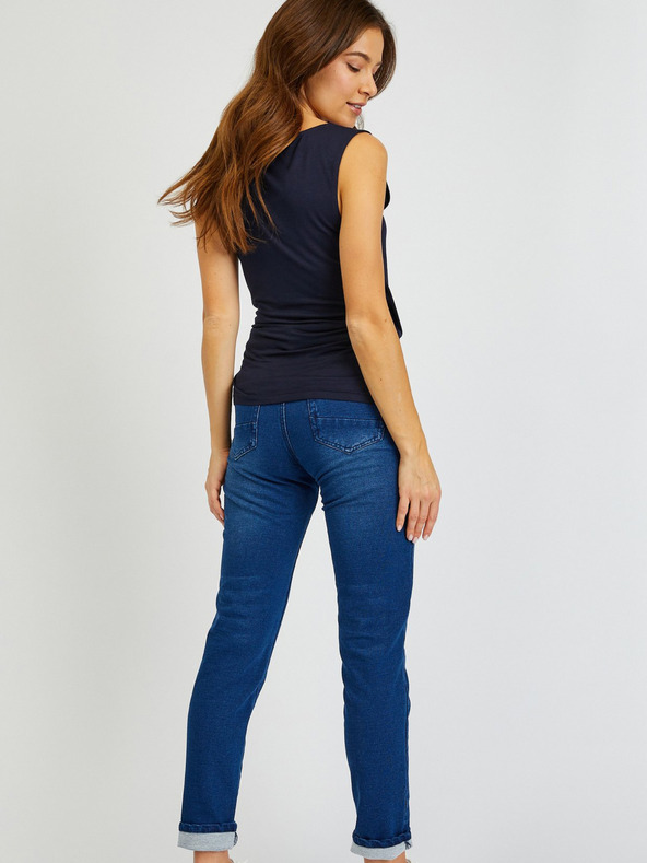 Sam 73 Tmavě modré dámské basic tílko SAM73 Lupus