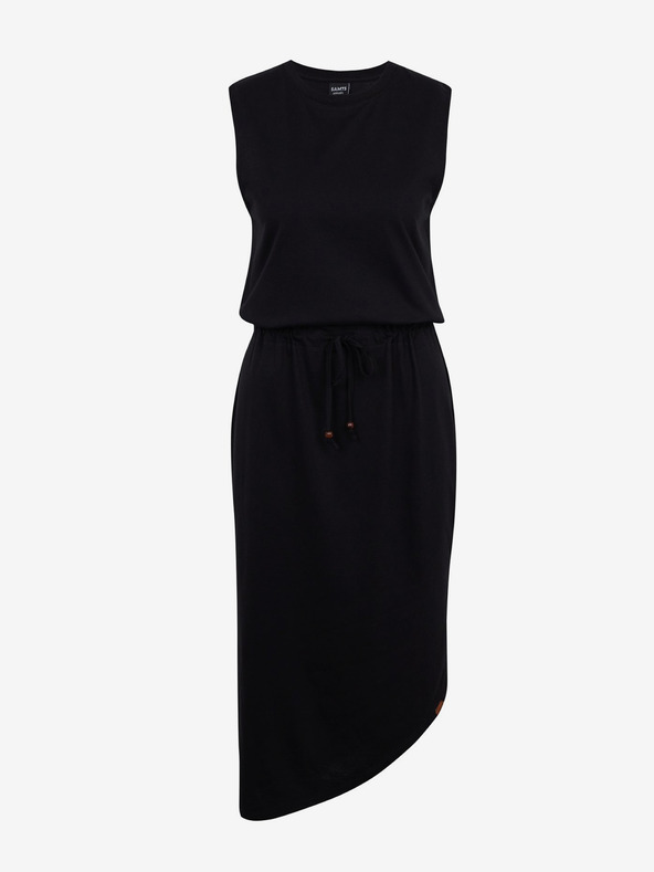 Sam 73 Černé dámské asymetrické basic šaty SAM73 Antlia