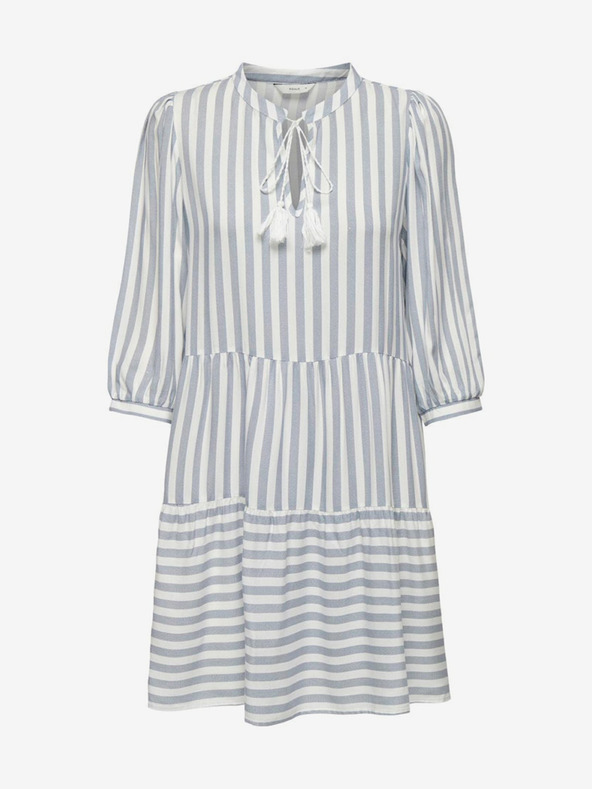 ONLY Modro-bílé dámské pruhované šaty ONLY Kaya