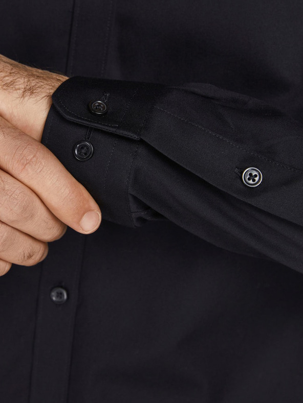 Jack & Jones Černá pánská košile Jack & Jones Lacardiff