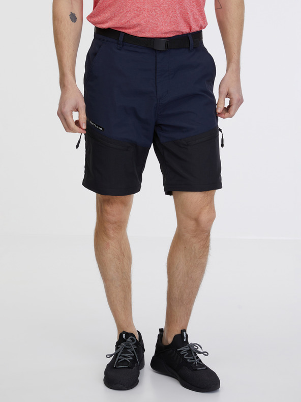 Sam 73 Tmavě modré pánské kalhoty s odepínacími nohavicemi SAM 73 Caleb