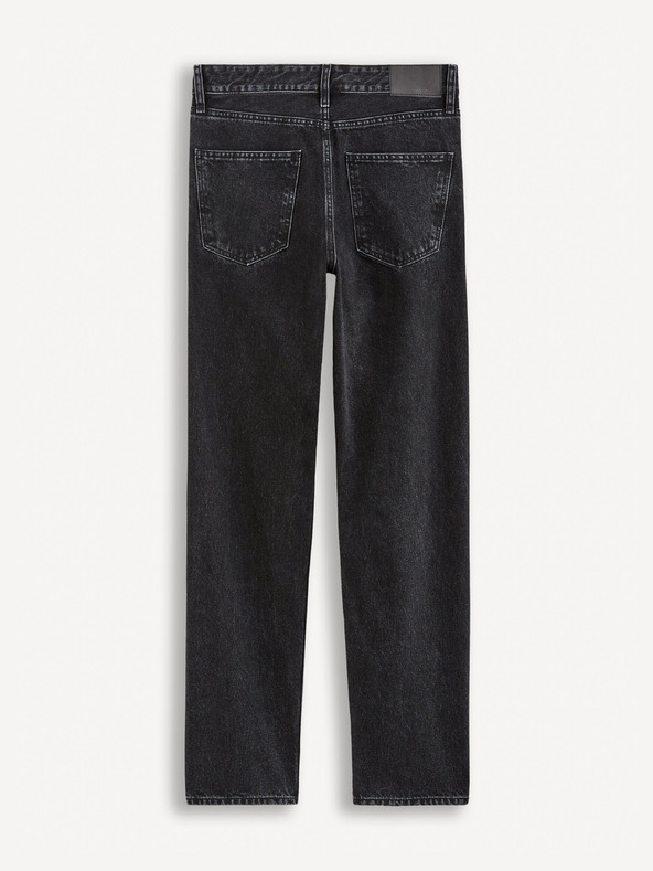Celio Černé pánské džíny Celio C15 straight Fodroit 30