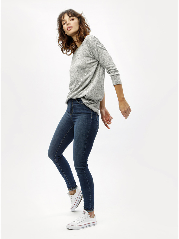 Vero Moda Modré skinny džíny VERO MODA Sophia
