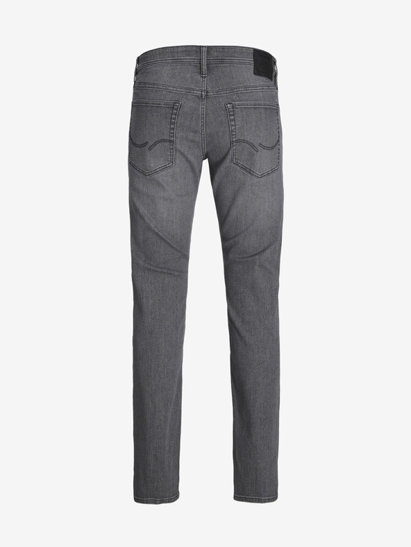 Jack & Jones Šedé pánské slim fit džíny Jack & Jones Glenn