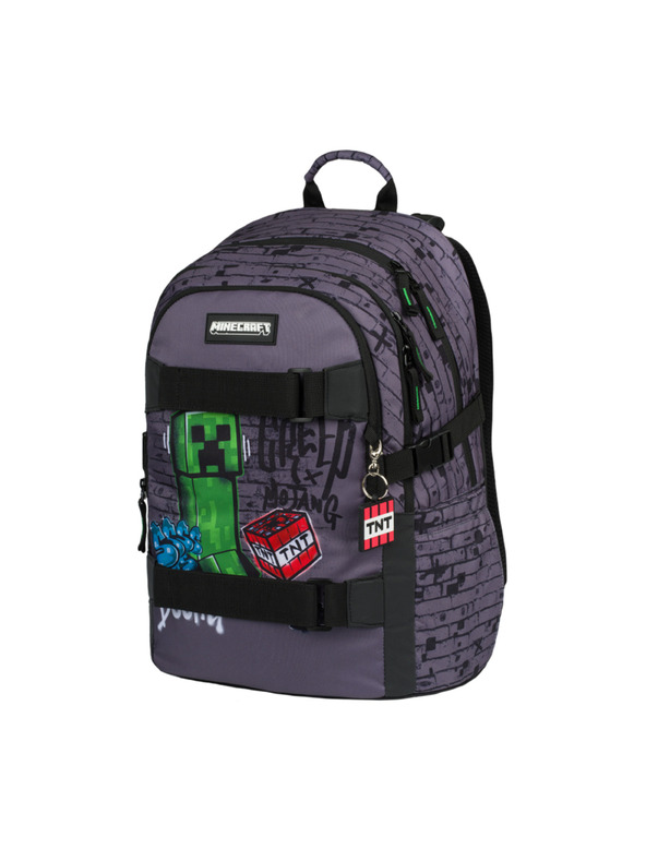 BAAGL  BAAGL Školní batoh Skate Minecraft TNT