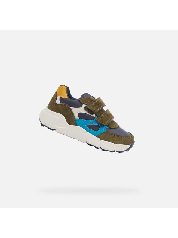 Geox Khaki chlapecká obuv pro první krůčky Geox Flexyper Mini Boy