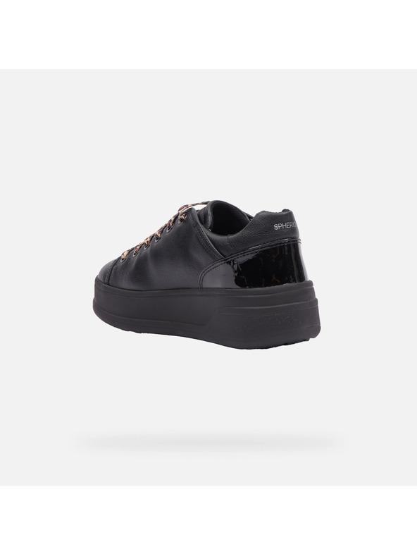 Geox Černé dámské tenisky Geox Spherica Ecub-2
