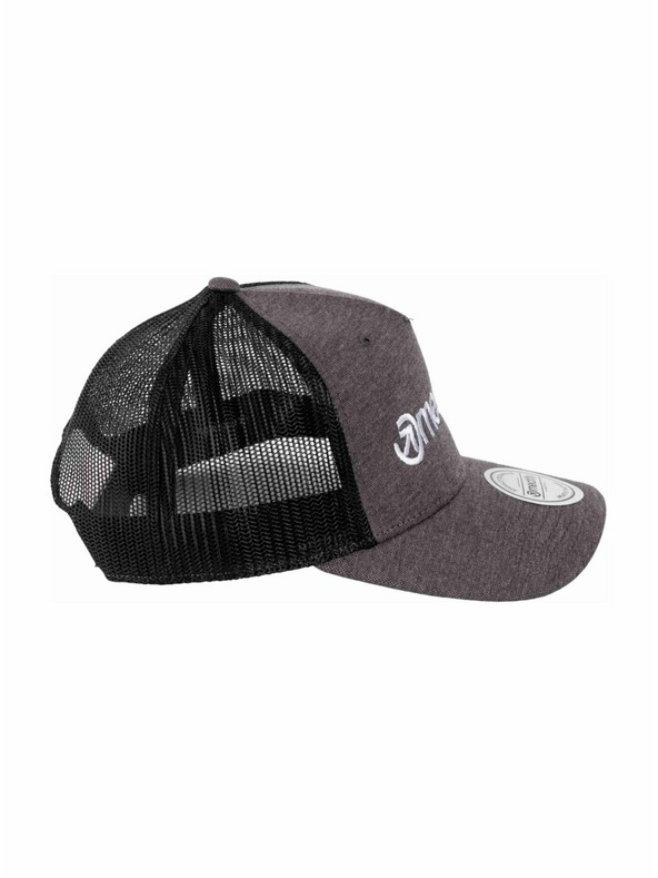 Meatfly Meatfly kšiltovka Horton Trucker Grey / White Logo | Černá | Velikost