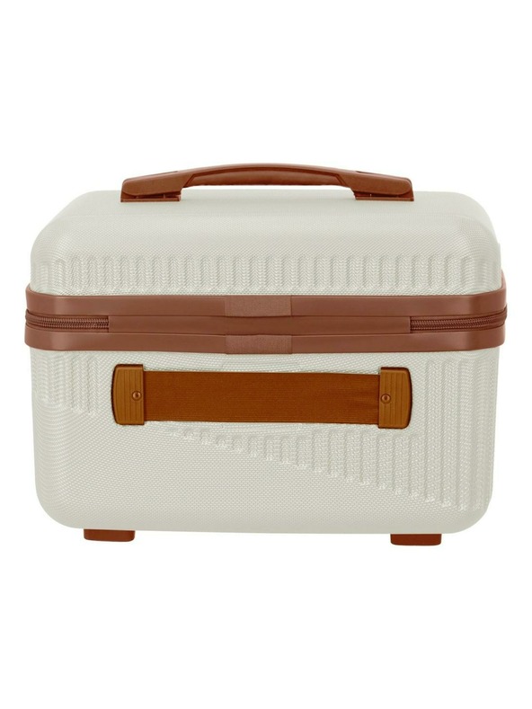 Travelite Kosmetický kufřík Travelite Bali Beautycase White/cognac