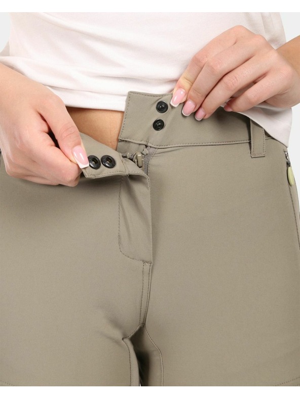 Kilpi Dámské outdoorové odepínací kalhoty Kilpi HOSIO-W Khaki