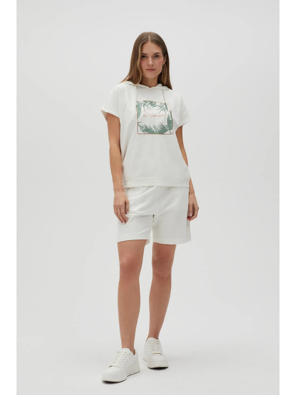 Moodo Dámské kraťasy Moodo - bílé