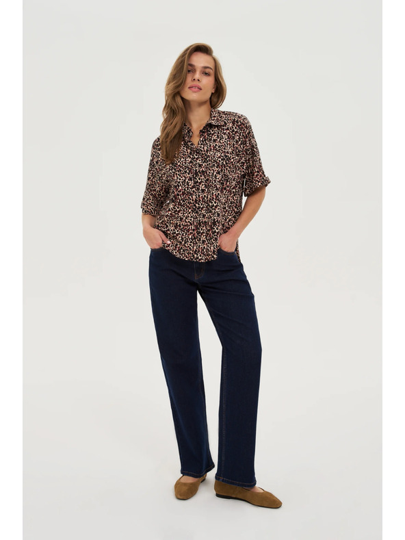 Moodo Dámská leopardí košile Moodo