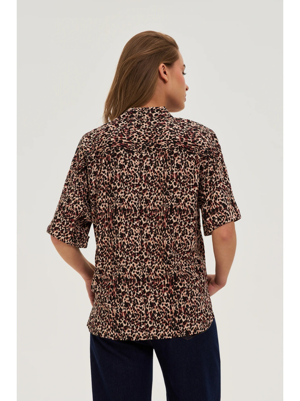 Moodo Dámská leopardí košile Moodo