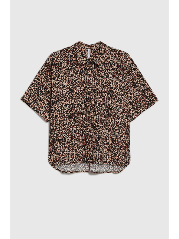Moodo Dámská leopardí košile Moodo