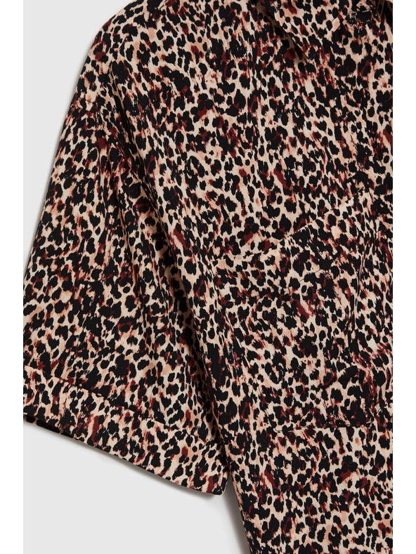 Moodo Dámská leopardí košile Moodo