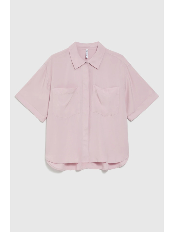 Moodo Dámská košile Moodo – světle růžová