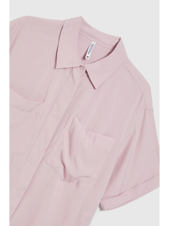 Moodo Dámská košile Moodo – světle růžová