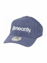 Meatfly Meatfly kšiltovka Gaten Flexfit Blue / White Logo | Bílá | Velikost