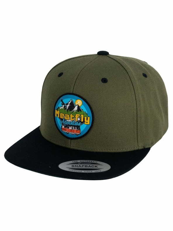 Meatfly Meatfly kšiltovka Flanker Snapback Adventure Olive/Black