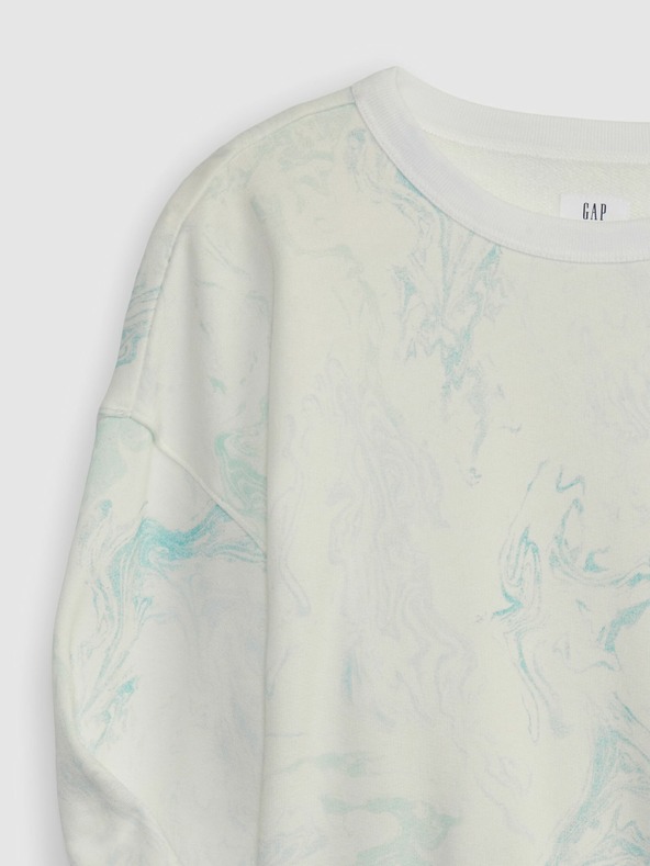GAP Dětská mikina s jemnou batikou GAP