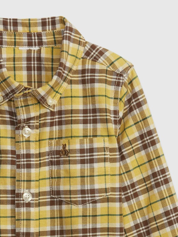 GAP Baby kostkovaná košile oxford GAP