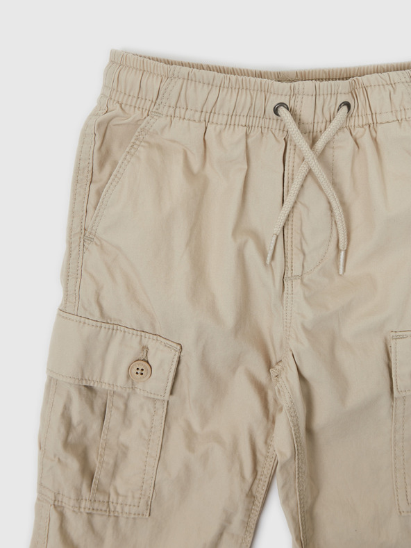 GAP Baby plátěné cargo kalhoty GAP