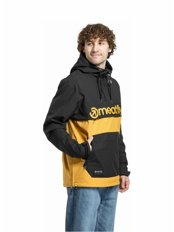 Meatfly Meatfly pánská street bunda Garen Black / Camel |