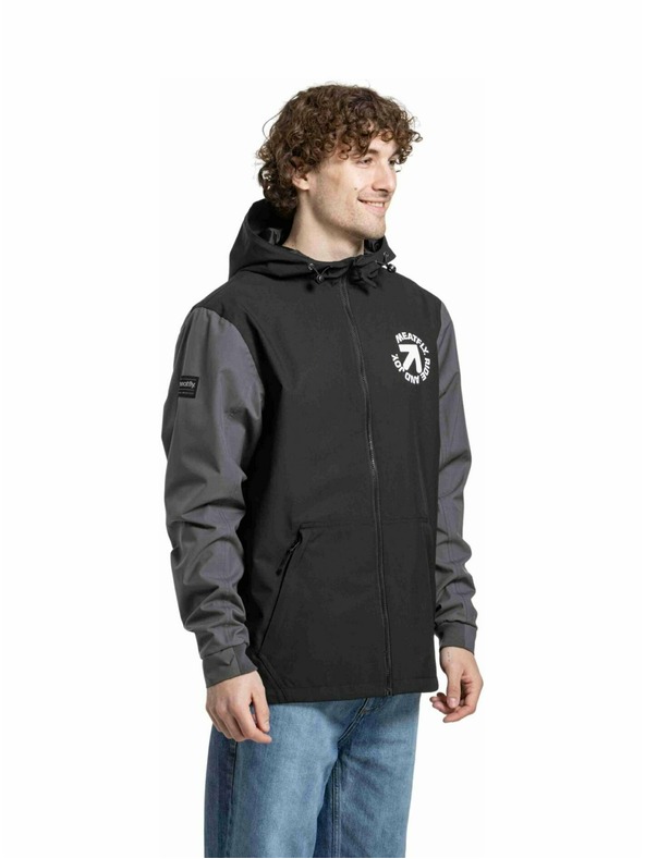 Meatfly Meatfly pánská street bunda Finn Black / Grey |